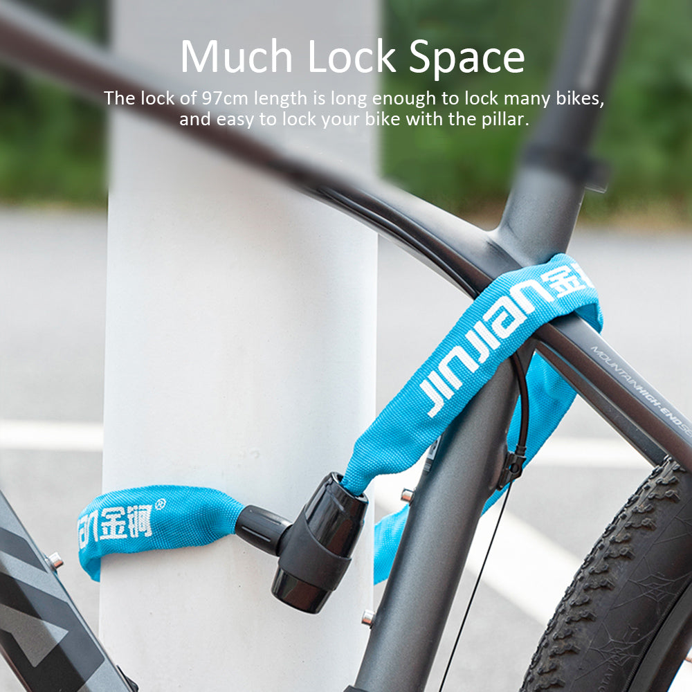 Maboto Bicycle Lock Bike -Theft Lock with Key Bicycle Chain Lock Spiral Cable Lock