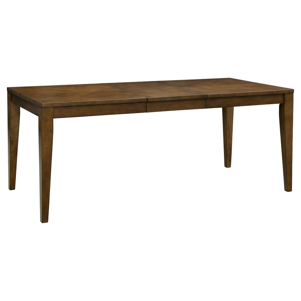 INK+IVY Cove Pecan Rectangle Extension Dining Table