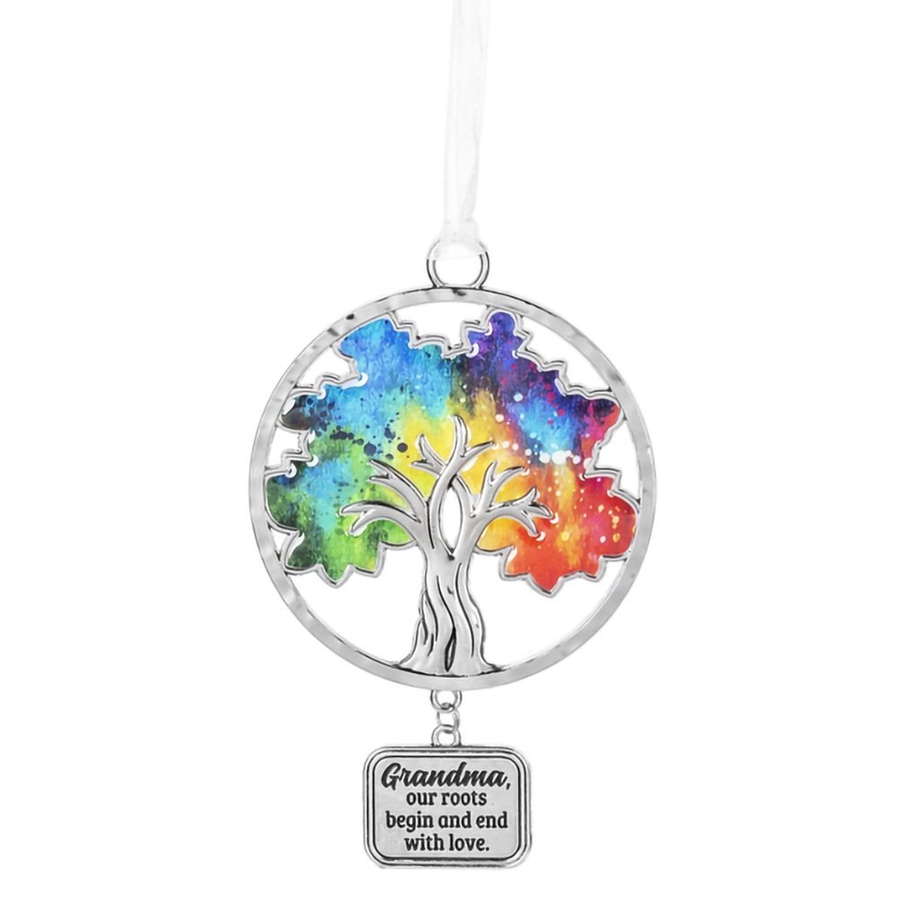 Ganz  Ornament - Grandma, our roots begin and end with love