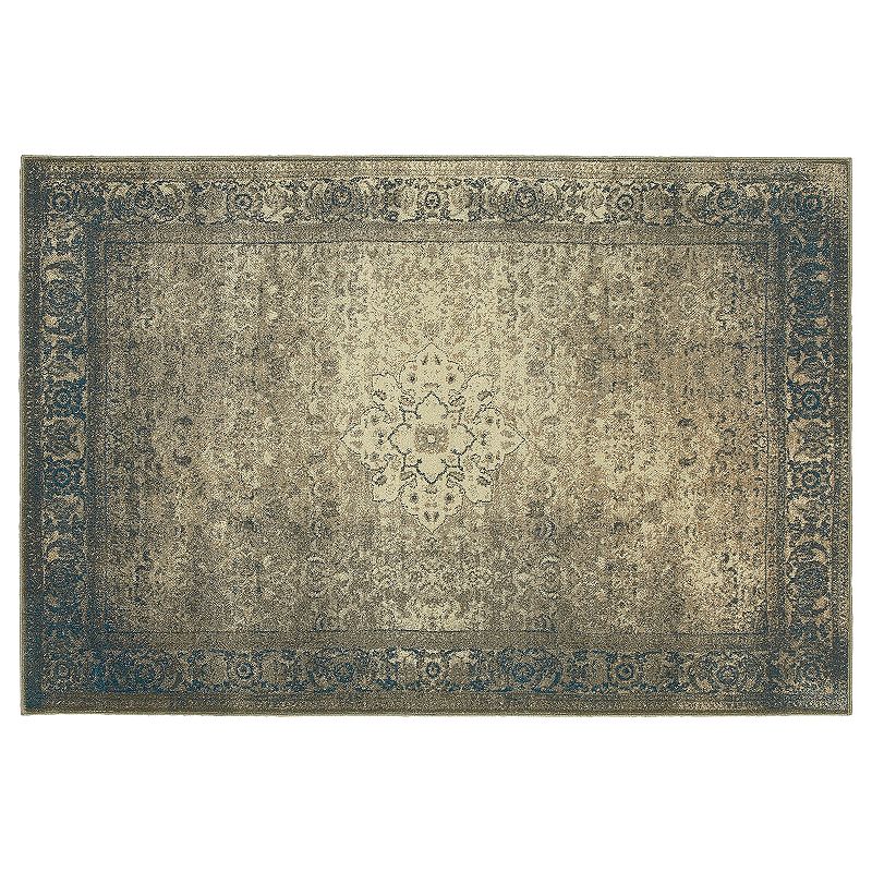 StyleHaven Portia Timeworn Framed Rug