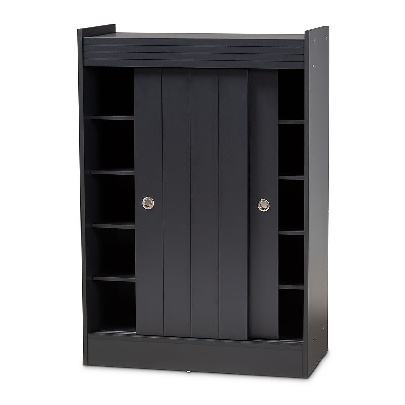 Baxton Studio Leone Shoe Cabinet