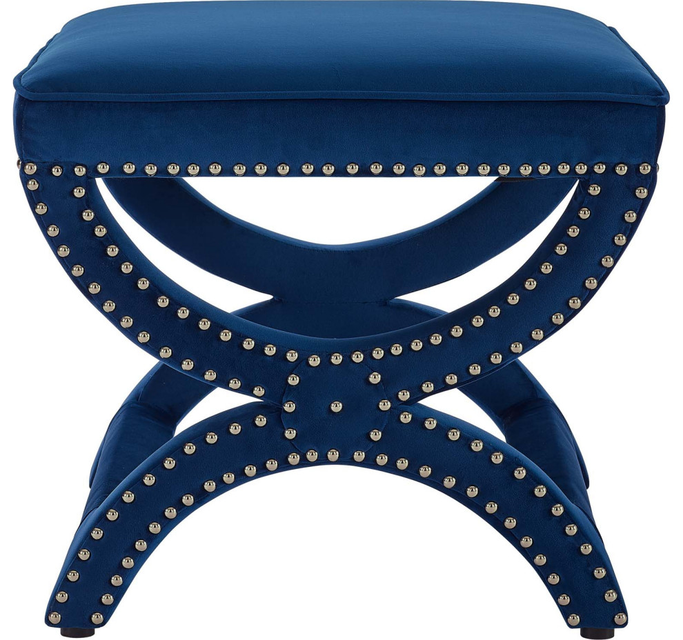 Divon Ottoman   Transitional   Footstools And Ottomans   by HedgeApple  Houzz