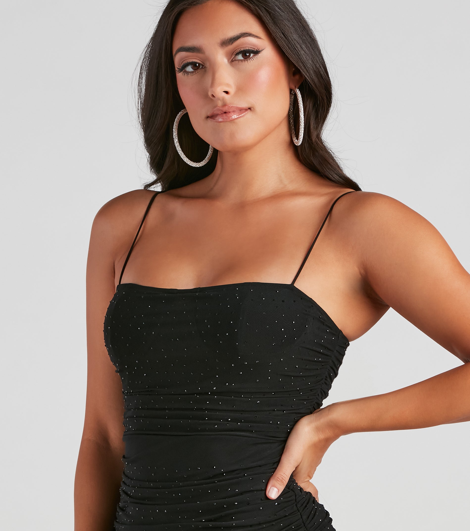 Night Shimmers Bodycon Mini Dress