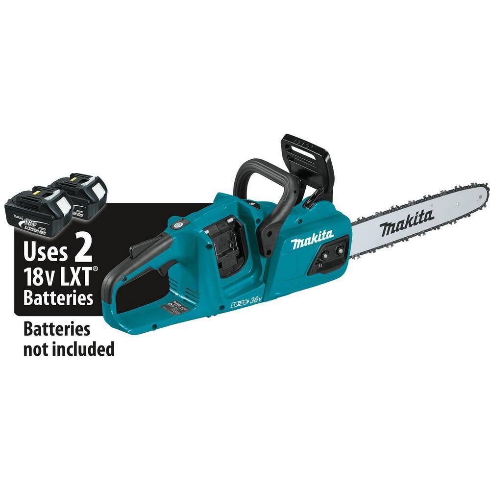 Makita LXT 14 in. 18V X2 (36V) Lithium-Ion Brushless Battery Chain Saw (Tool-Only) XCU07Z