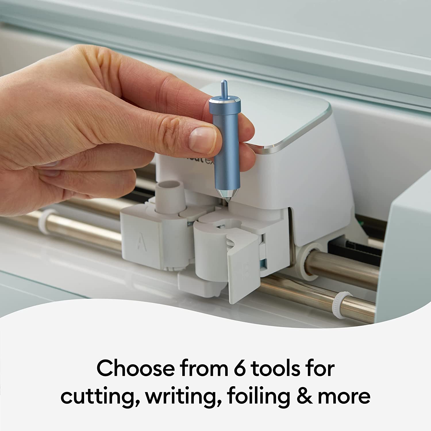 Cricut Explore 3 - 2X Faster DIY Cutting Machine for all Crafts， Matless Cutting with Smart Materials， Cuts 100+ Materials， Bluetooth Connectivity， Compatible with iOS， Android， Windows and Mac