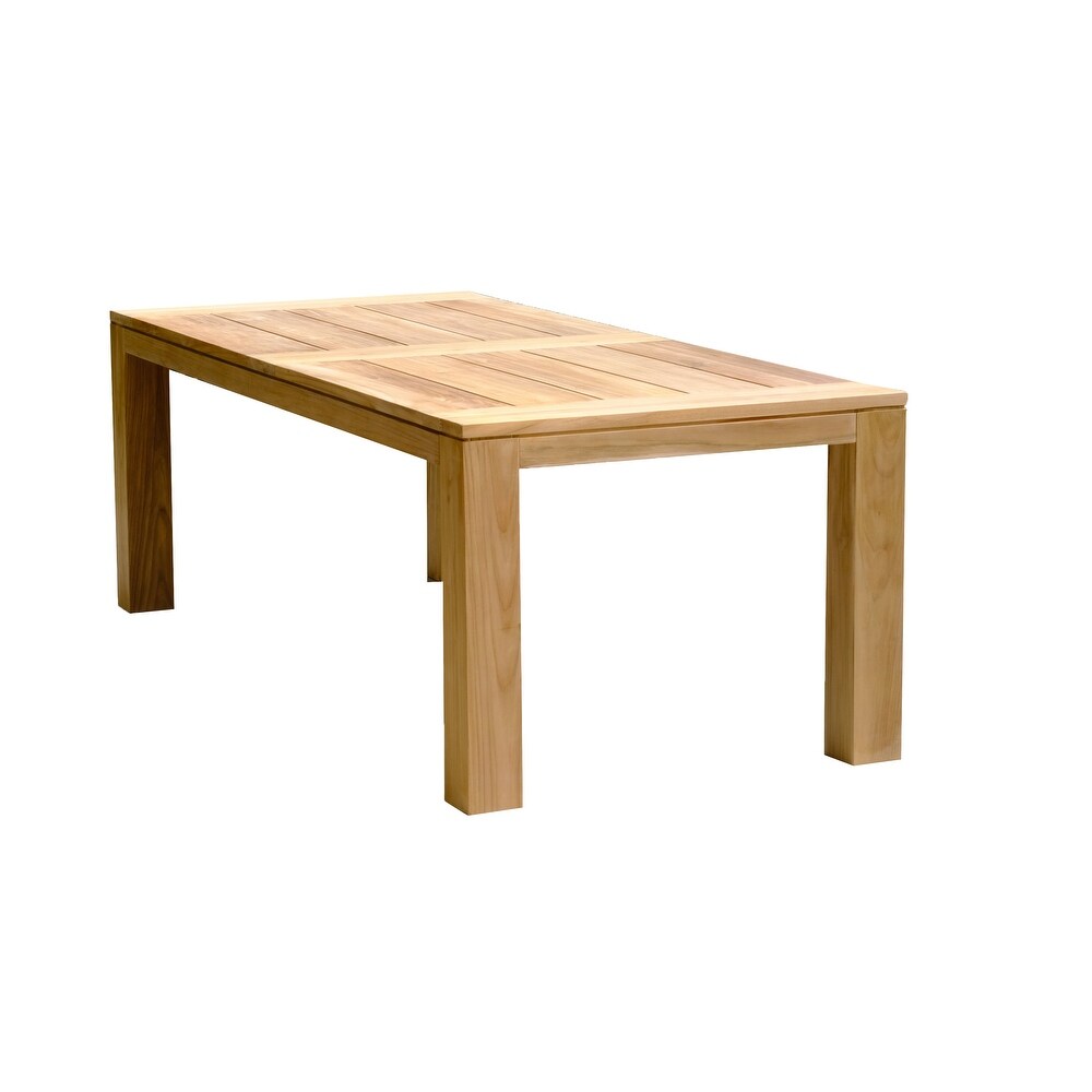 Posh Pollen Croatia Teak Dining Table  Seats 8 10   N/A