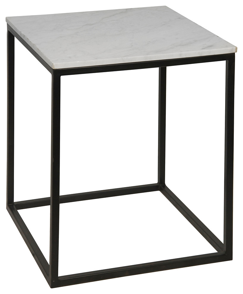 Manning Side Table  Large   Industrial   Side Tables And End Tables   by HedgeApple  Houzz