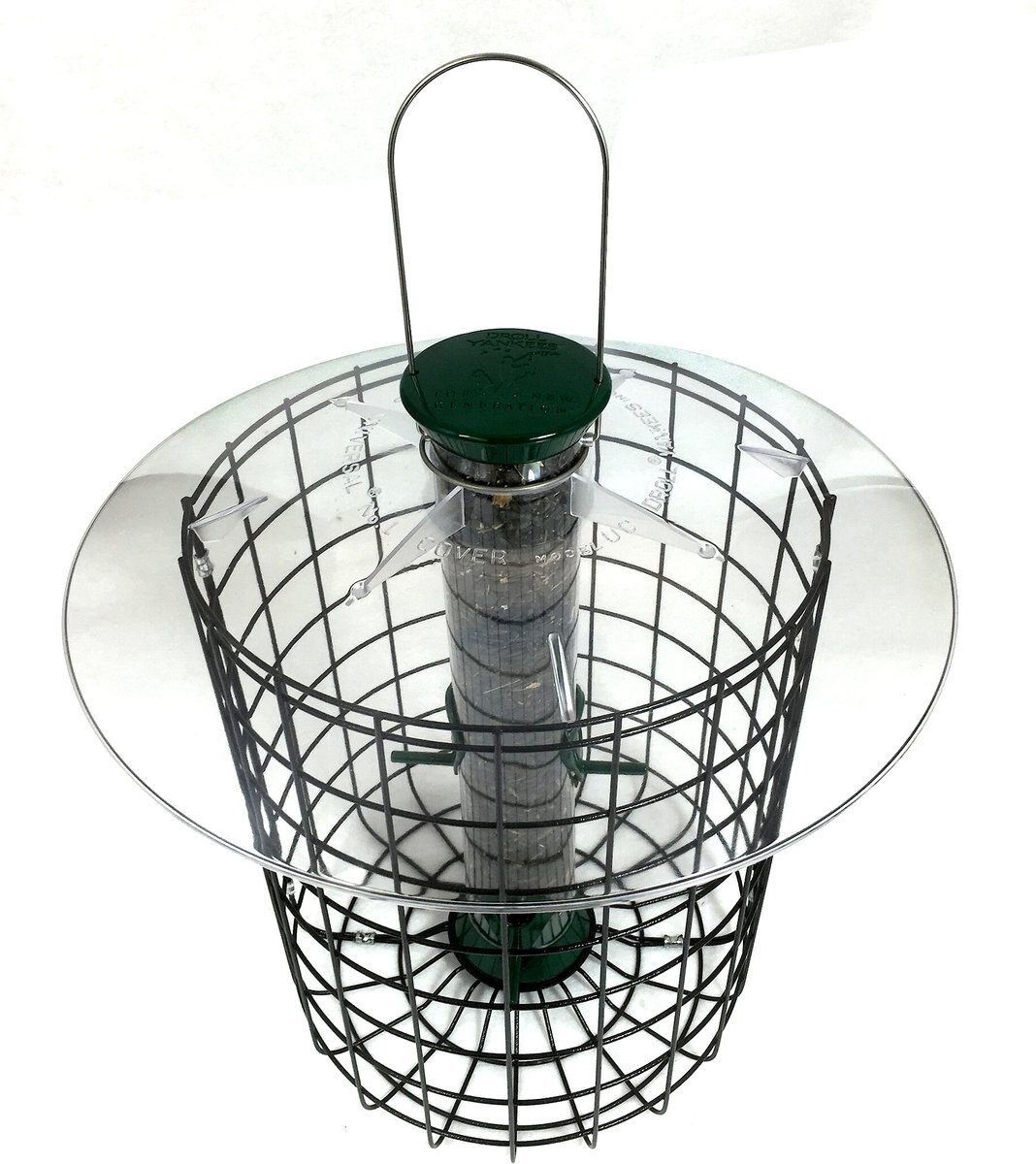 Droll Yankees Sunflower Domed Cage Wild Bird Feeder， 23-in