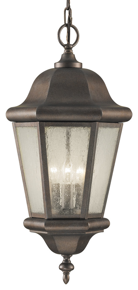 Feiss 1 Light Outdoor Lantern   Traditional   Outdoor Hanging Lights   by Buildcom  Houzz