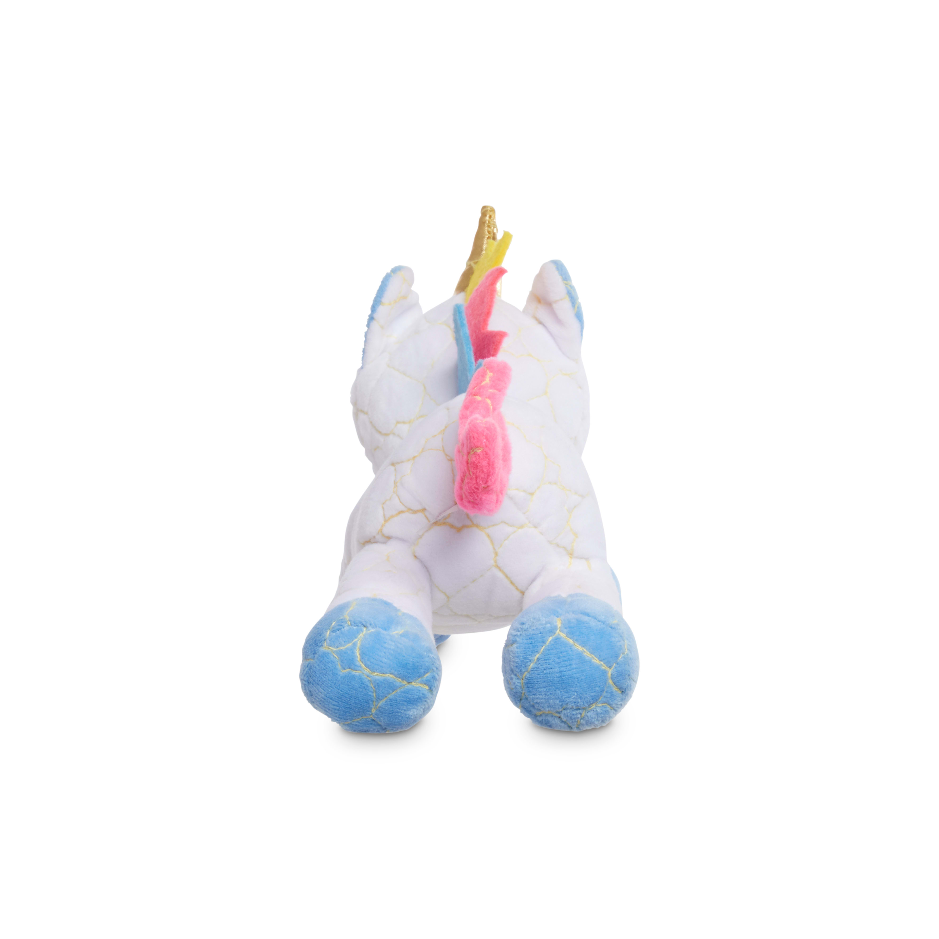 Leaps  Bounds Ruffest  Tuffest Unicorn Tough Plush Dog Toy with Kevlar Stitching， X-Small