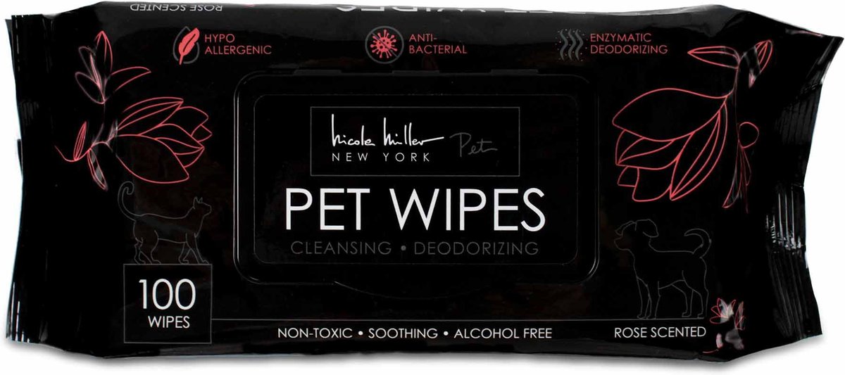 Nicole Miller Dog Wipes， 100 count