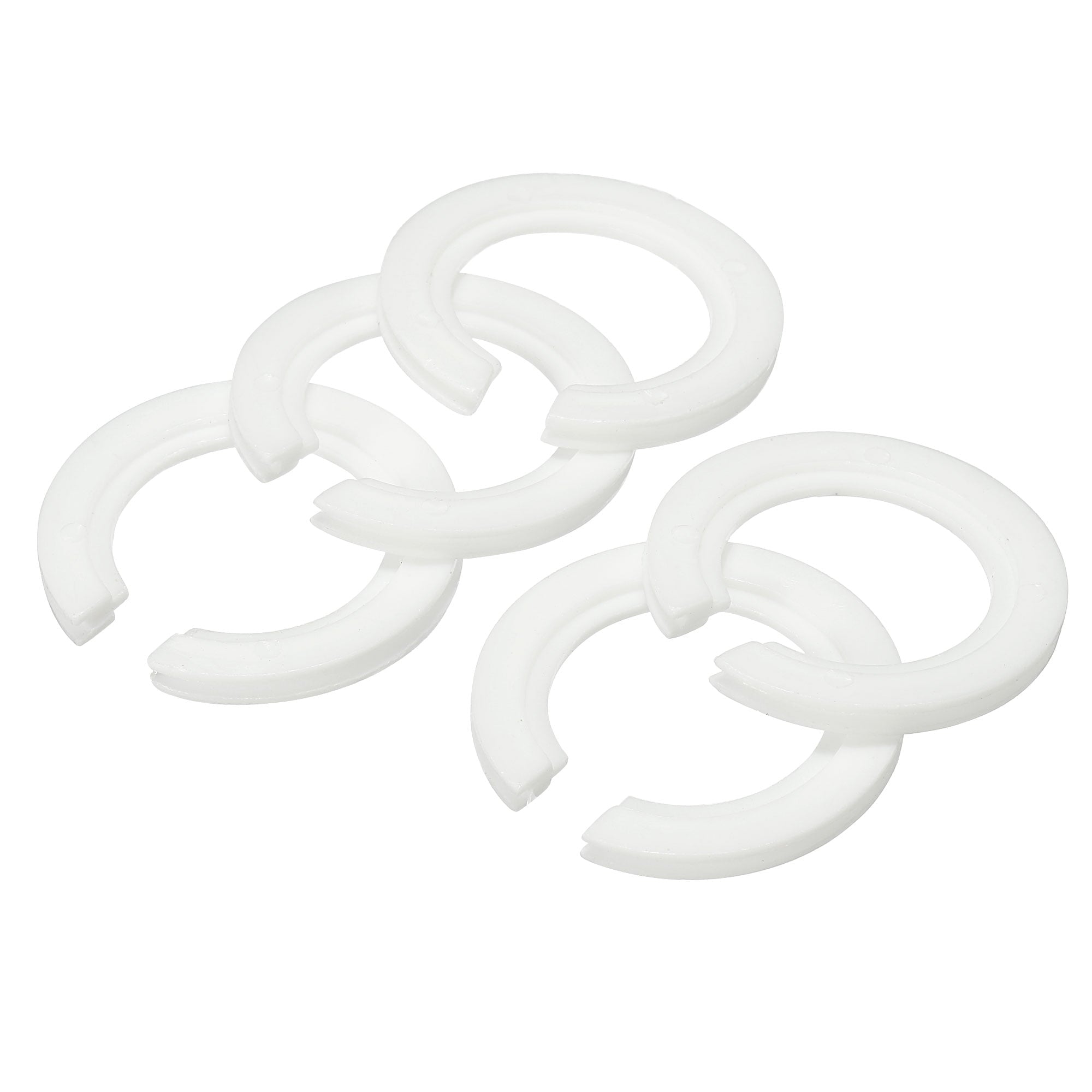 Uxcell Lamp Shade Reducing Ring E27 to E14 Holder Adapter Ring Converter for Light Fixtures， White 15pcs