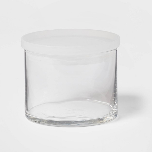 12 7 Fl Oz Glass Small Stackable Jar With Plastic Lid