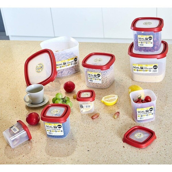 16 Piece Food Storage Container Set BPA Free 100% Leak Proof - N/A