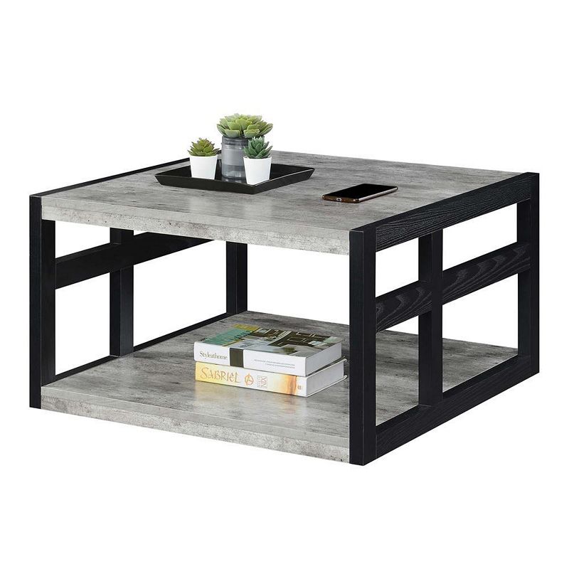 Convenience Concepts Monterey Square Coffee Table with Shelf