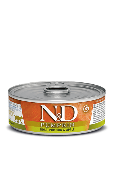 Farmina Pet Foods NandD Boar Pumpkin and Apple Grain Free Cat Food