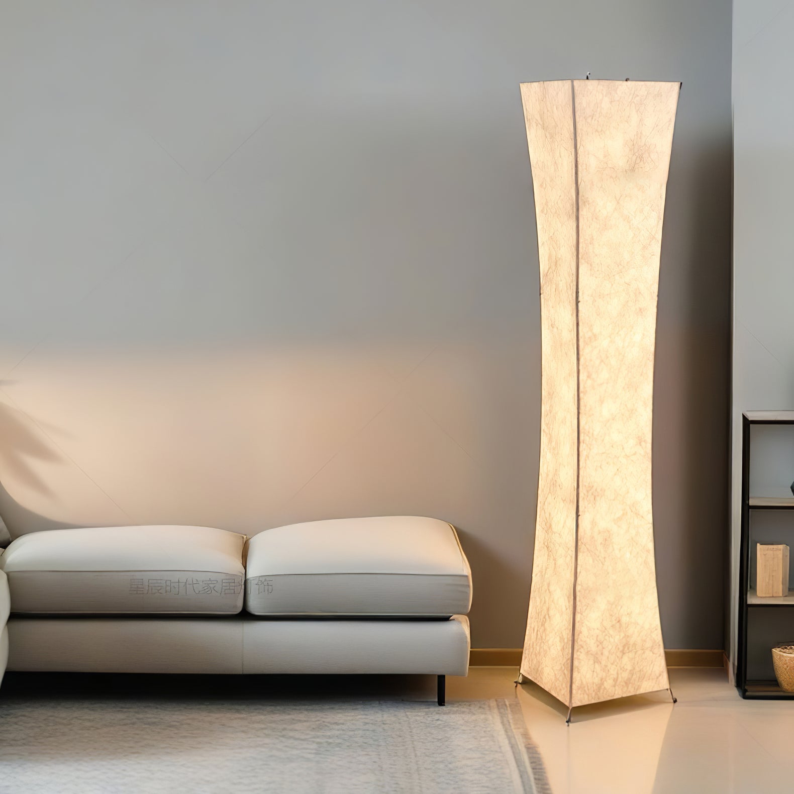 Slim Waist Tower Floor Lamp