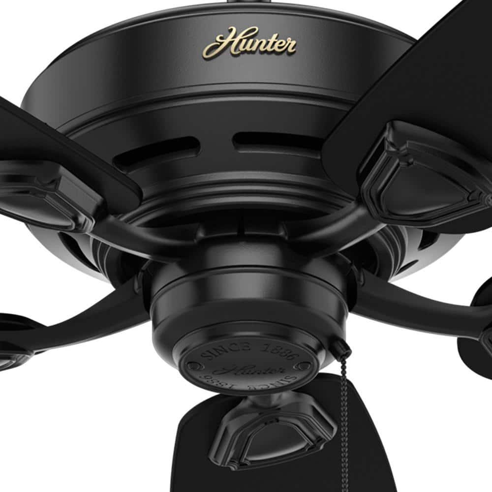 Hunter Sea Wind 48 in IndoorOutdoor Matte Black Ceiling Fan with Remote