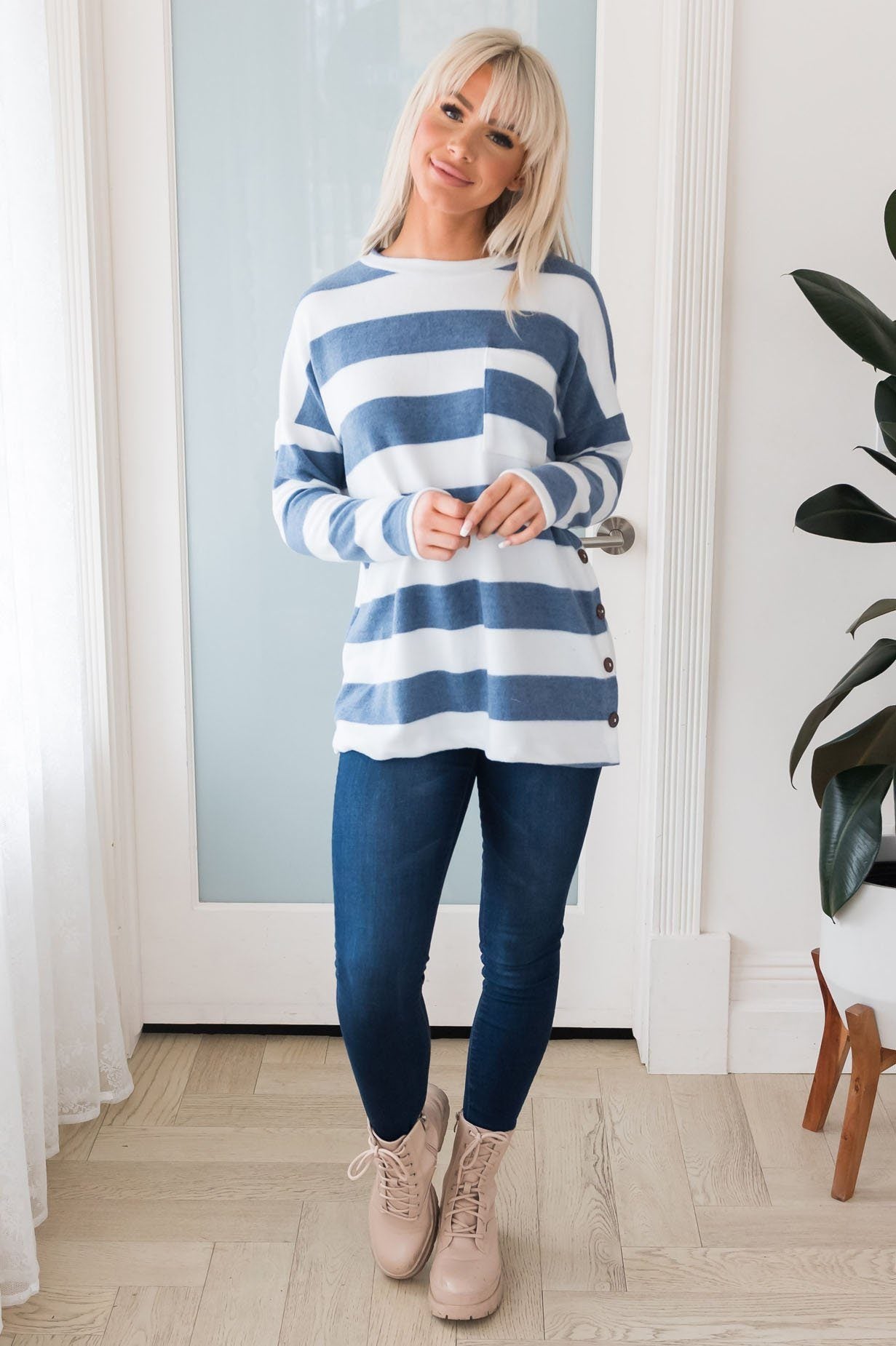 Cuddly Classic Modest Blouse