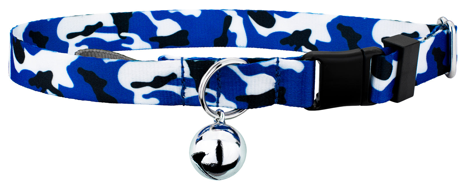 Country Brook Petz® Royal Blue and White Camo Cat Collar