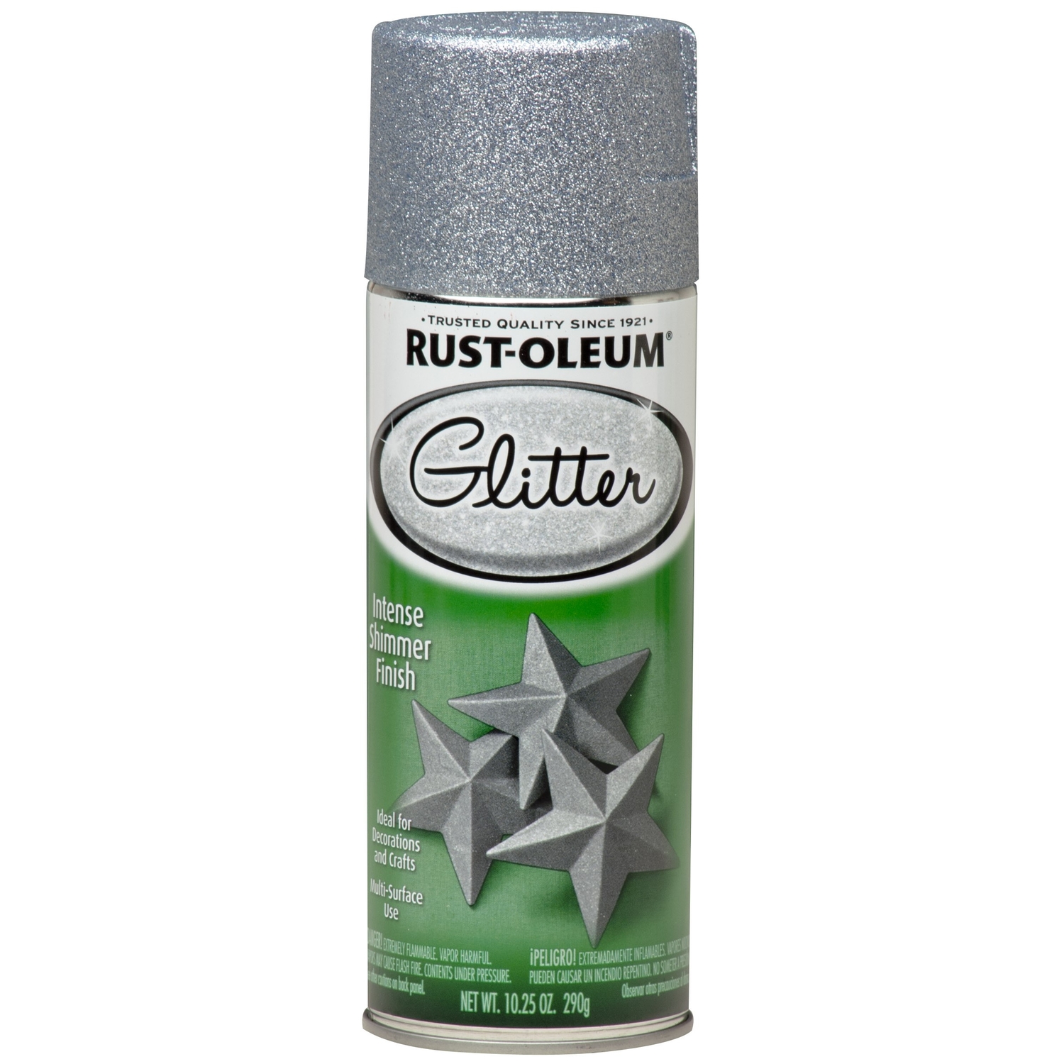 Rust-Oleum Specialty Glitter Silver Spray Paint 10.25 oz