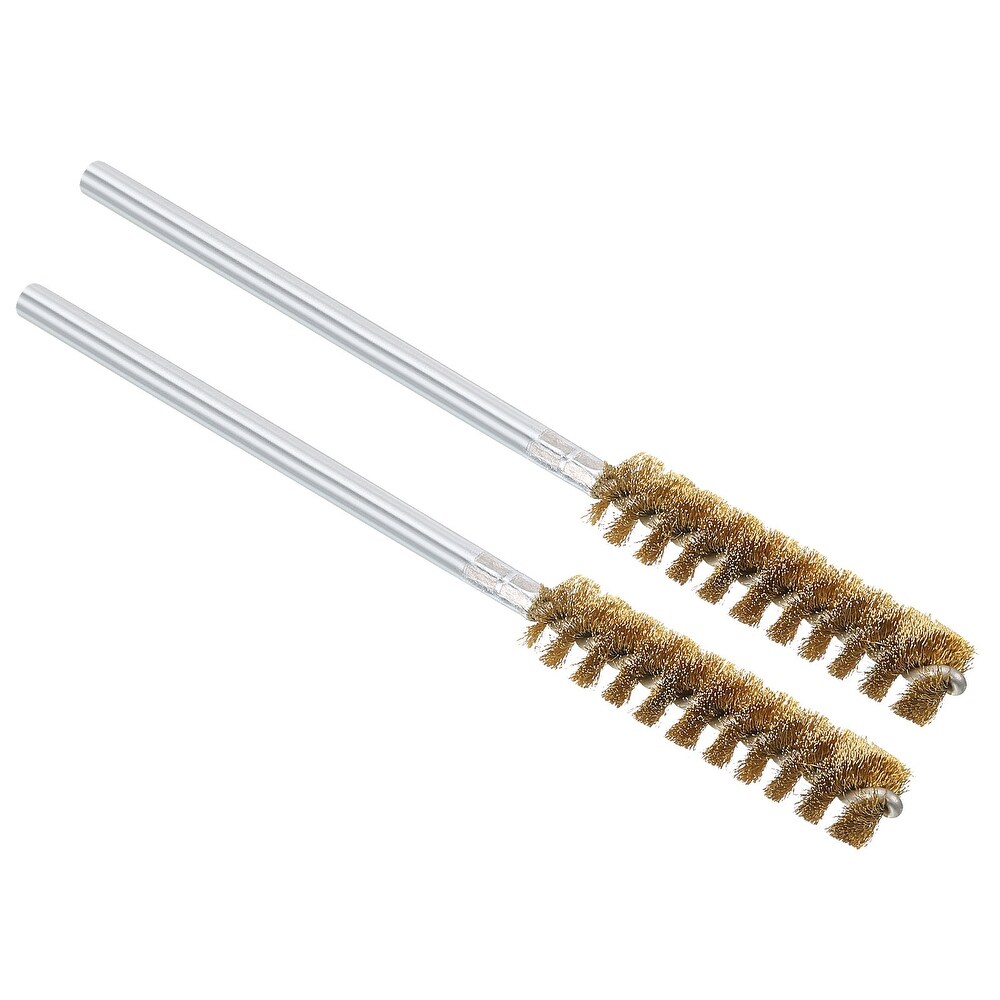 14mm OD Copper Cleaning Brush  2pcs Tube Cleaning Brush Piping Copper Wire   Silver  Gold