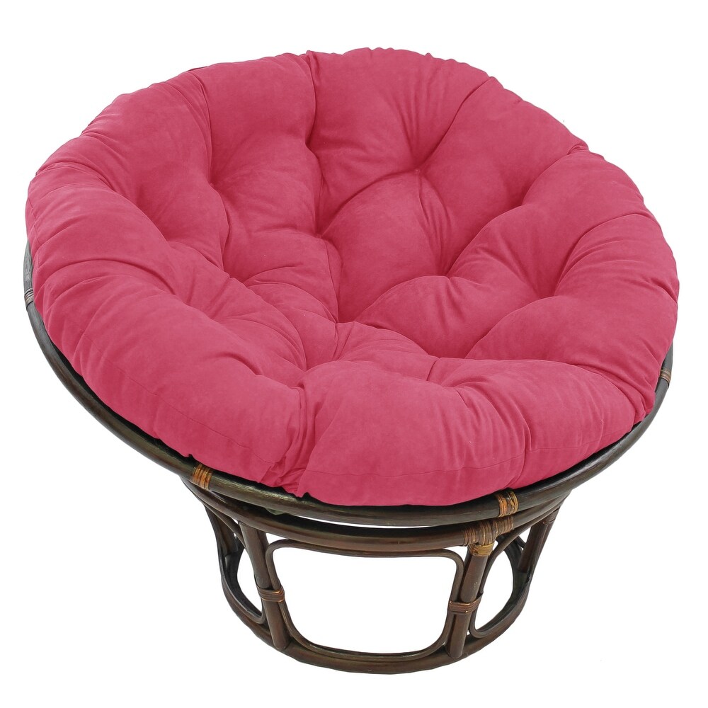 Microsuede Indoor Papasan Cushion (44 inch  48 inch  or 52 inch) (Cushion Only)