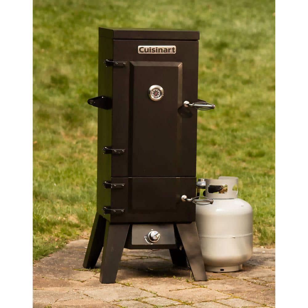 Cuisinart Vertical 36 in Propane Gas Smoker in Black