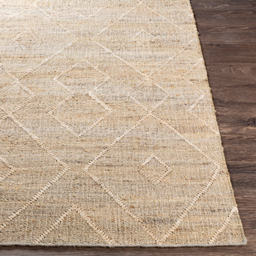 Cadence Traditional Jute Camel Rug