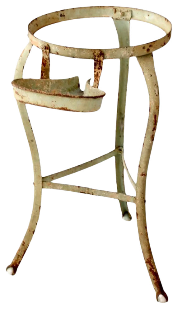 Consigned  Antique Claw Foot Iron Stand   Farmhouse   Side Tables And End Tables   by 86 Vintage  Houzz