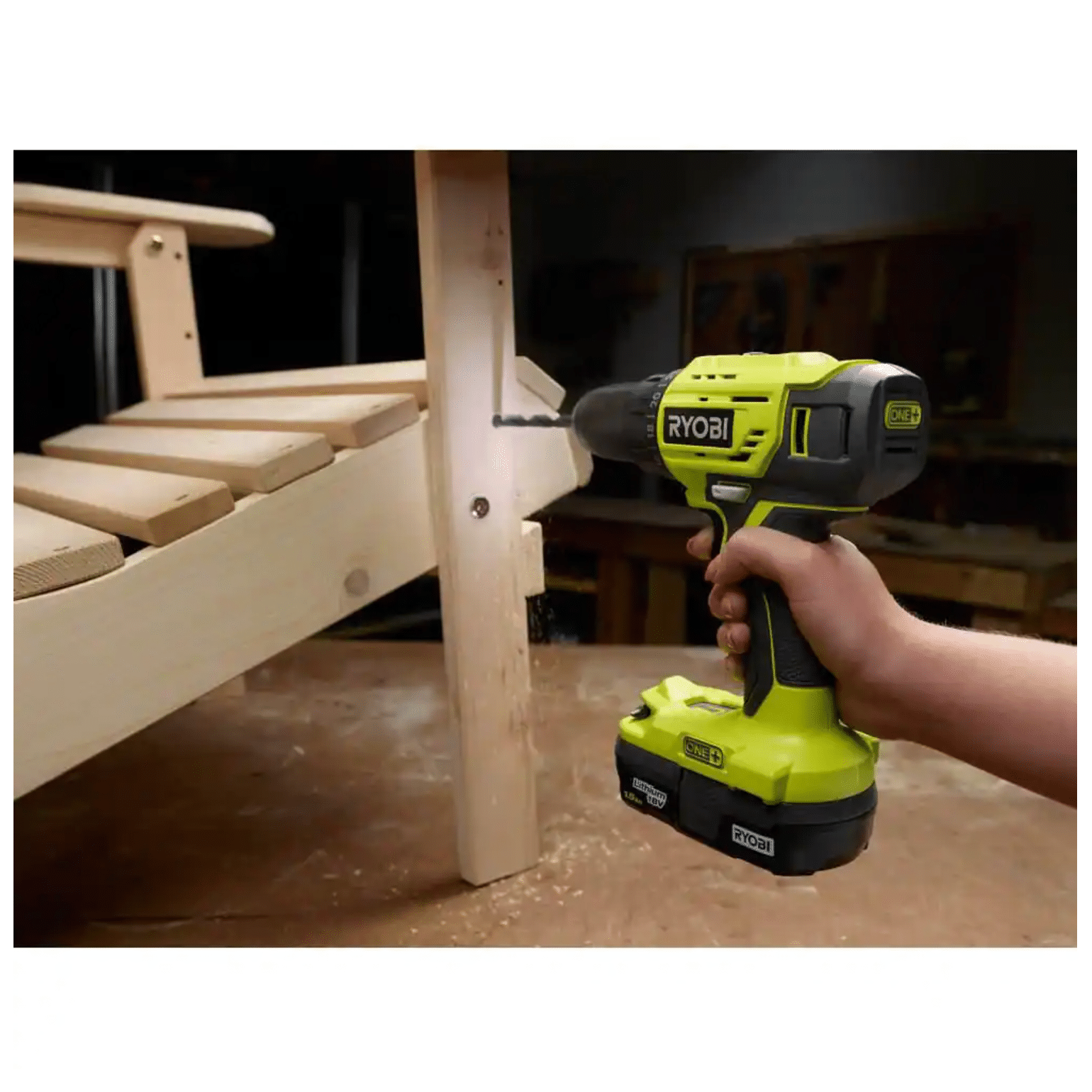 Ryobi One+ 18V Cordless 5-Tool Combo Kit with (2) 1.5 Ah Batteries， 18V Charger and Bag (PCK311KN)