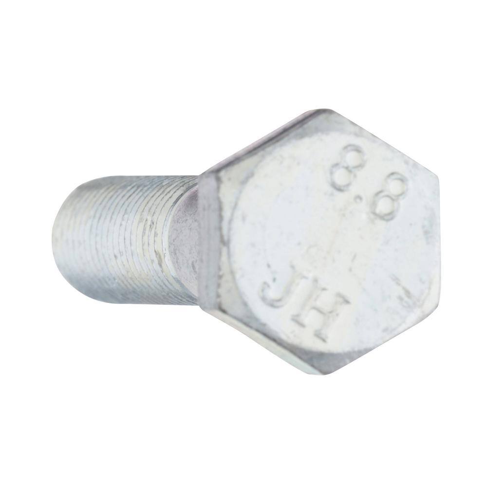 Everbilt M10-1.5 x 50 mm Class 8.8 Zinc Plated Hex Bolt 801838