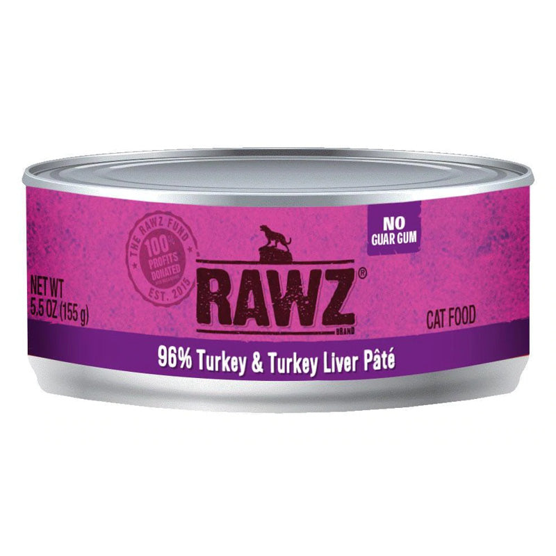 RAWZ 96% Turkey  Turkey Liver Cat Can