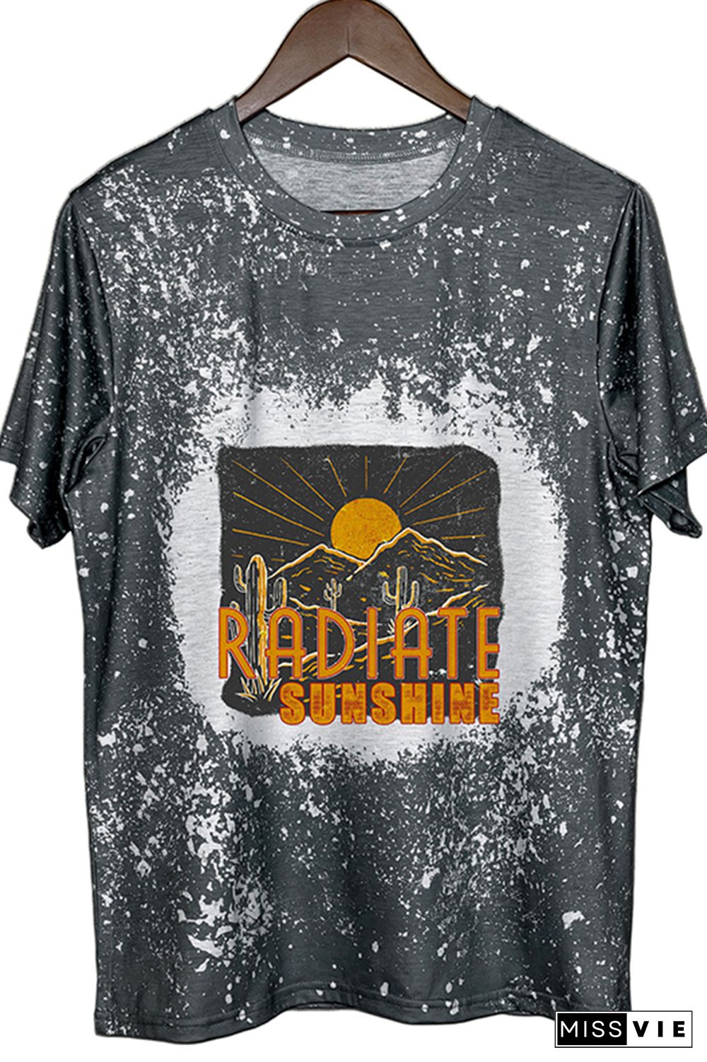 Radiate Sunshine Cactus Desert Print Tee Wholesale