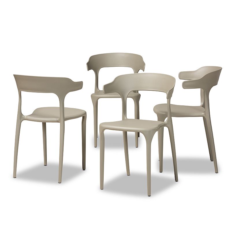 Baxton Studio Gould Dining Chair 4-piece Set