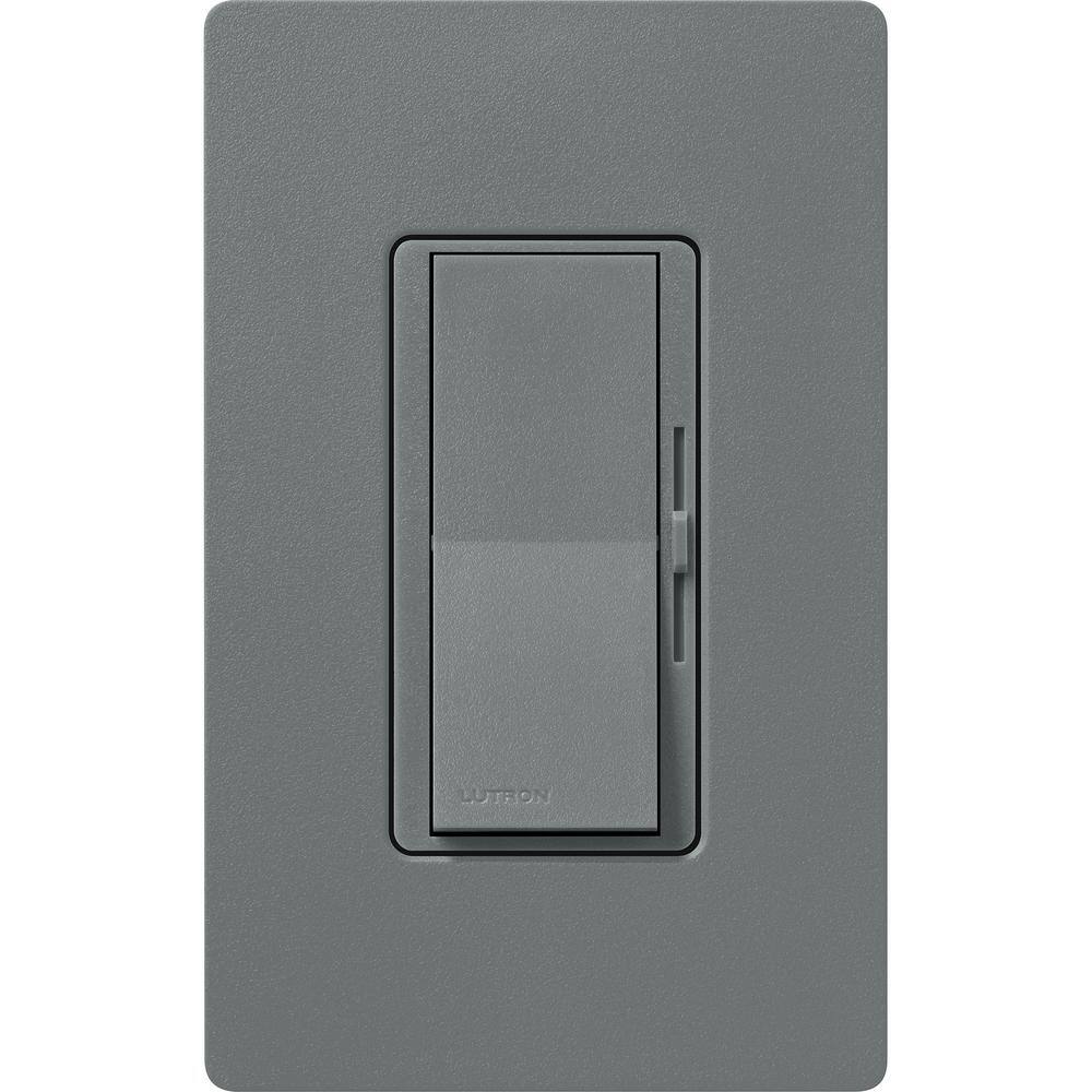 Lutron Diva LED+ Dimmer Switch for Dimmable LED and Incandescent Bulbs 150-WattSingle-Pole or 3-Way Slate (DVSCCL-153P-SL) DVSCCL-153P-SL