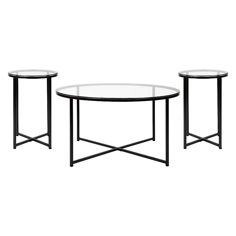 Flash Furniture Greenwich Coffee and End Table 3-piece Set