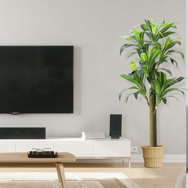 Artificial Tree 5.4 FT，Dracaena Silk Plant