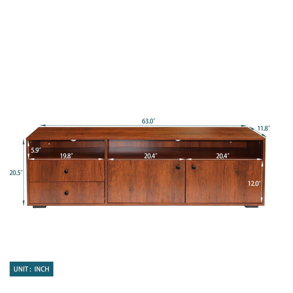 Modern Style TV Cabinet with Drawers