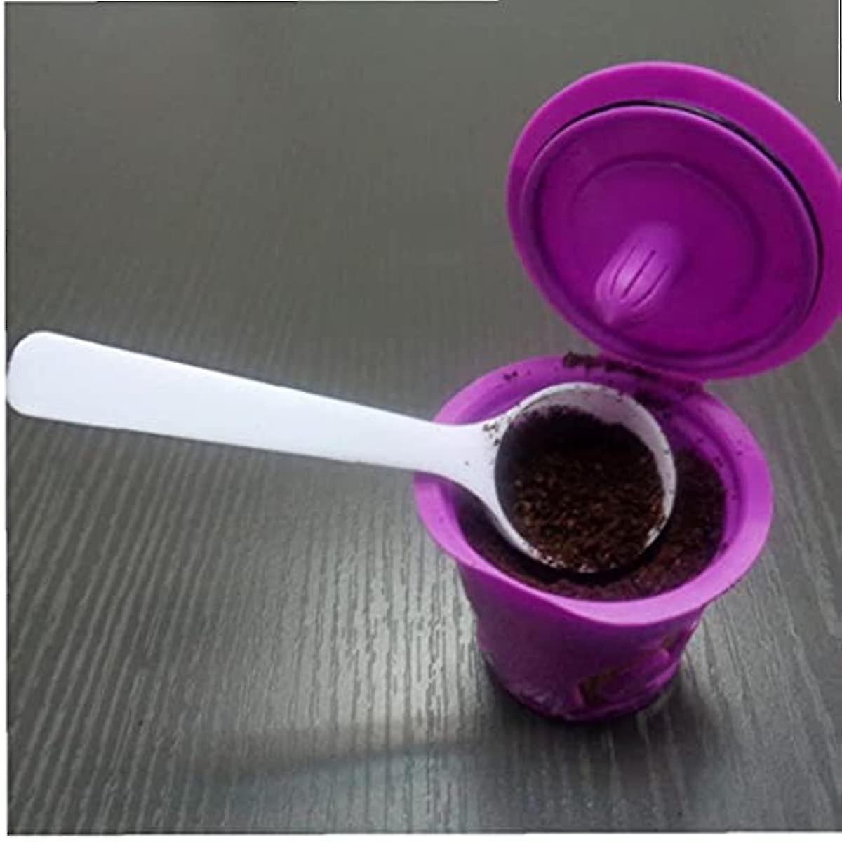 Plastic Measuring Spoon Coffee Protein Milk Powder Scoop 8ml Kitchen Spoon Tool White