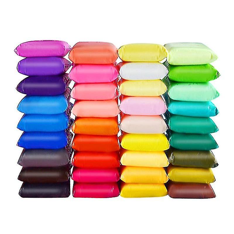 36 Color Light Soft Clay Diy Toys Children Educational Plasticine Colorful Light Clay Toys