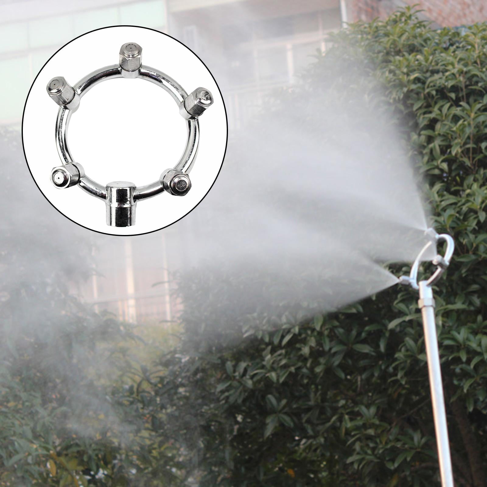 Misting Cooling System Agricultural Mister Head for Patio Greenhouse Misting Watering Distribution System Dust Removal