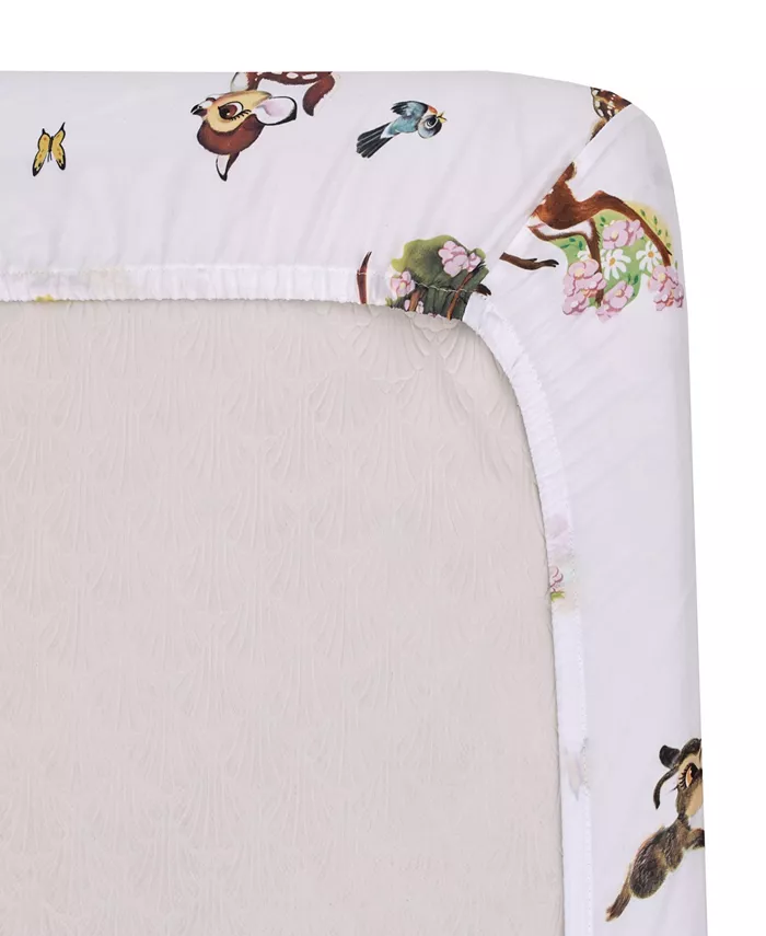 Disney Vintage-Like Bambi Fitted Crib Sheet