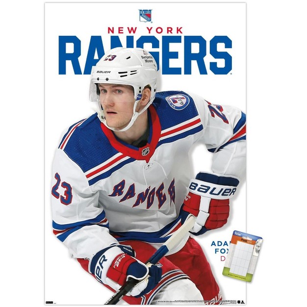 Trends International Nhl New York Rangers Adam Fox Feature Series 23 Unframed Wall Poster Prints