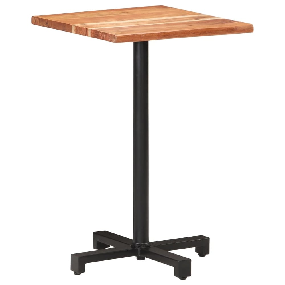 vidaXL Bistro Table with Live Edges 19.7\