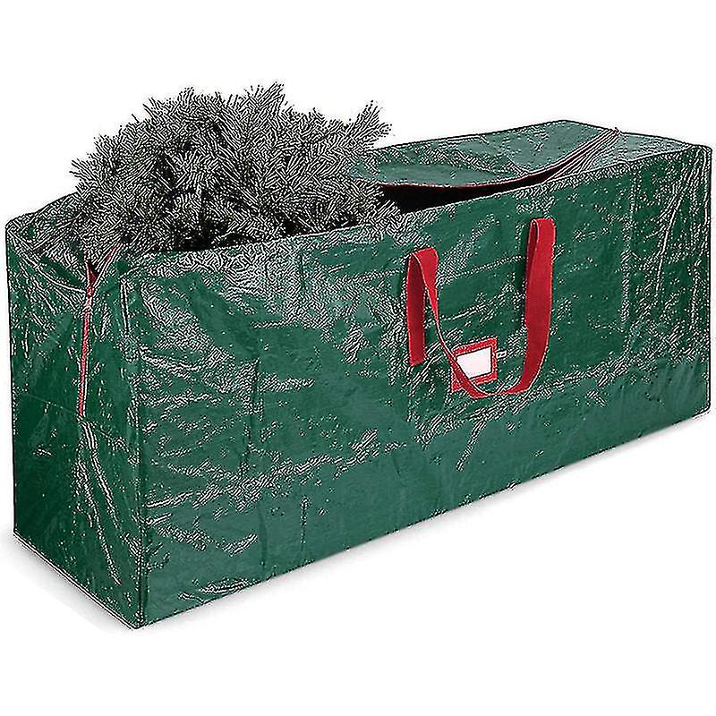 Cht-christmas Tree Storage Bag For Decoration Garland Zip Bag Durable With Handles Household Storage Bags