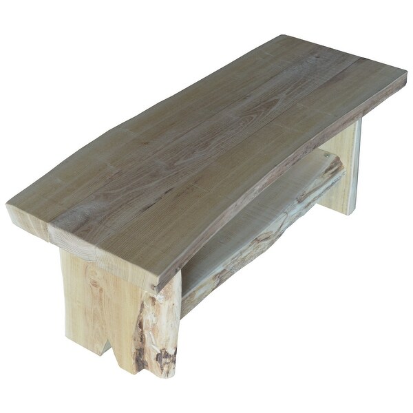 Live Edge Locust Wood Sunrise Thicket Coffee Table