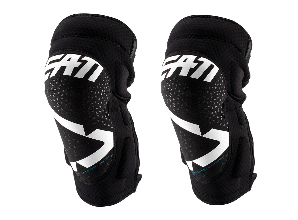 Leatt 3DF 5.0 Zip Knee Guard - White-Black
