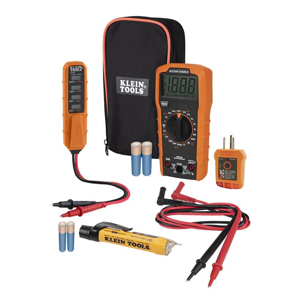 Klein Tools MM320KIT Klein Tools Digital Multimeter Electrical Test Kits