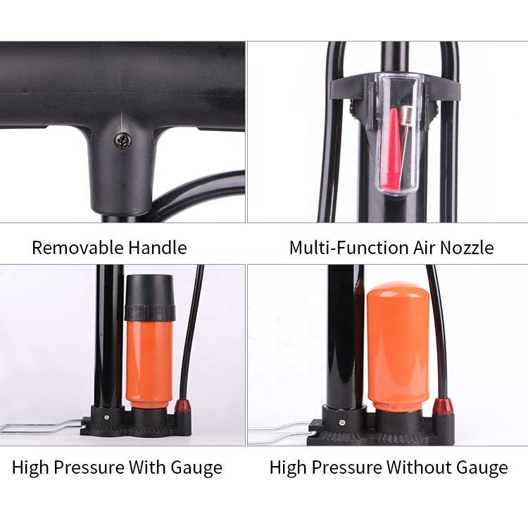 Markdown Sale NO Cycle Aluminum Bike Foot Pump With Gauge